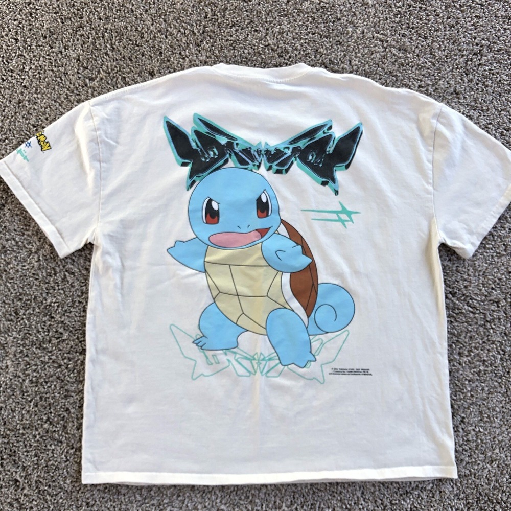 Pokémon x Loiter Squirtle Oversized T-Shirt Mens XL Official Graphic Print Tee